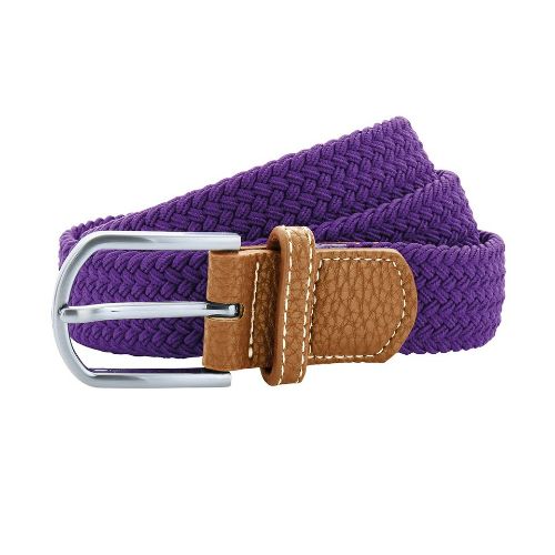 Asquith & Fox Braid Stretch Belt Purple